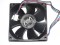 Delta 80x25mm AUB0812VH 12V 0.41A 3 Wires 3 Pins Case Fan CPU Cooler