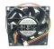 8cm EFC-08H12W-AF01 12V 80mm 1.5A 3Wire Cooling Fan 80x80x38mm EFC-08H12W