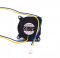 Zyvpee 40mm EFS-04D24M 24V 0.20A 2 Wires 4CM Slient Turbine Cooling Fan 40x20mm