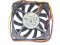 EVERFLOW 7010 7CM R127010BU 12V 0.45A 3 Wires 3 Pins case Fan