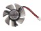 EVERFLOW T125010SL GV-N620D3-1GL 12V 0.13A 2 wires 2 pins vga fan graphics card cooler