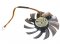 EVERFLOW T127010SL 12V 0.18A 3 wires 3 pins 11 baldes brown & transparent frameless vga fan graphics card cooler