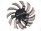 EVERFLOW 8010 T128010SM 12V 0.2A 3 wires 3 pins brown & transparent frameless vga fan GTX460 HD5870 graphics card cooler