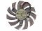 EVERFLOW 8010 T128010SM 12V 0.2A 3 wires 3 pins brown & transparent frameless vga fan GTX460 HD5870 graphics card cooler