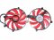 NTK FD7010H12S 12V 0.35A 2pcs / group 4 wires 4 pins circular vga fans graphics card cooler