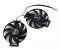Dual Graphics Card Fans FDC10H12S9-C 12V 6 Pins for  RTX2060 2070 GTX1660S 1660ti
