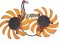 FirstD FD7010H12S 12V 0.35A 2pcs/group 4 wires 4 pins frameless vga fan XFX 8010 graphics card cooler