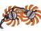 FirstD FD7010H12S 12V 0.35A 2pcs/group 4 wires 4 pins frameless vga fan XFX 8010 graphics card cooler