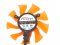 FirstD FD8015U12D 12V 0.5A 4 wires 4 pins orange vga fan Sapphire HD 4860 HD5770 vapor-x HD5850xreme HD 6790 garphics card cooler