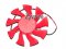FirstD FD8015U12S 12V 0.5A 2 wires 2 pins red vga fan graphics card cooler