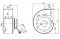 ebmPAPST G3G225-AD29-71 200-277V 3.5A 545W AC Heat Dissipation Blower 318x371x208mm