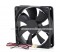 Jamicon 12025 KF1225H1HM-R 12V 0.35A 3 Wires 3 Pins DC Case Cooler Fan