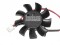 Magic MGA5012XR-A10 12V 0.19A 2 Wires 2 Pins VGA Fan Cooling Fan