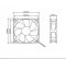 9CM MF92251V1-1000U-A99 12V 1.68W 2 Wires Cooling Fan 92x25mm