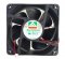 12CM MGA12024XB-O38 24V 0.34A 2 Wires Converter Cooling Fan 120x38mm