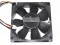 Melco 8CM 80*25mm MMF-08C24DL RC1 24V 0.05A 3 Wires 3 Pins Inverter fan for YASKAWA PLC ABB