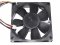 Melco 8CM 80*25mm MMF-08C24DL RC1 24V 0.05A 3 Wires 3 Pins Inverter fan for YASKAWA PLC ABB