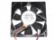 Melco 8CM 80*25mm MMF-08C24ES RM1 CA1321-H01 24V 0.16A 3 Wires 3 Pins Inverter Fan for YASKAWA PLC ABB