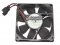 NIDEC 8025 D08T-24TS4 24V 0.22A 2 Wires 2 Pins 8CM Inverter/ converter case cooler fan