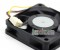 NMB 6015 6CM 2406VL-04W-B29 AR2 DC12V 0.09A 3 Wires 3 Pins Case Fan