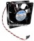 MNB 92x38mm 3612KL-04W-B66 12V 0.68A 3 Wires 3 Pins Case Fan Server Cooler With temperature sensor