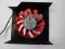NTK FD8015U12S 12V 0.5A 4 Wires Cooler Fan with Black Cover Replacement XFX RADEON HD 6950