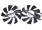 Twins power Logic PLA09215B12H 12V 0.55A 4 wires 4 pins EVGA GeForce GTX 760 EVGA ACX Graphic Card fan