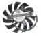 Power Logic PLD08010S12HH 12V 0.35A 4 wires 4 pins  vga fan MSI  graphics card cooler