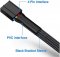 PWM Fan Hub Splitter,4 Pin  5 Way Sleeved PC CPU Fan Extension Splitter Adapter Cable - 35cm / 14 Inch