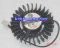 Power Logic 5CM PL50S12M-3 12V 0.24A 2 Wires 2 Pins VGA Circular Fan