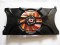 Power Logic PLA08015B12HH F1671-3B1 12V 0.35A 4 wires 4 pins orange fan with black braket graphics card cooler