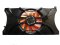 Power Logic PLA08015B12HH F1671-3B1 12V 0.35A 4 wires 4 pins orange fan with black braket graphics card cooler