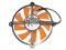 Power Logic PLA08015D12HH 12V 0.35A 4 wires 4 pins orange cricular fan GAINWARD GTS 250 GT430 GTS450 graphics card cooler