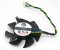Power Logic PLD05010B12L 12V 0.1A 4 Wire 4 pins vga fan graphics card cooler