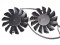 Twins Power Logic PLD08010B12HH 12V 0.35A 4Wire 4 pins R7850 HD7850 R7950 HD7950 R7870 HD7870 VGA Fan