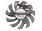 Power Logic PLD08010S12H 12V 0.25A 3 wires 3 pins vga fan graphics card cooler