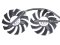 Power Logic PLD08010S12HH 12V 0.35A 4 wires 4 pins  vga fan MSI   graphics card cooler