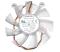 EVERFLOW 8015 R128015SH 12V 0.32A 3 Wires 3 pins 4 mounting-holes vga fan,video fan,graphics card cooler
