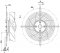 ebmPAPST S2D200-BH18-09 400V 0.17/0.13A 68/70W 2600/2900RPM External Rotor Cooling Fan