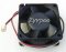 KD1206PTB1 13.(2).R.GN 12V 1.4W 2 Wires 6CM Cooling Fan 60MM 6025