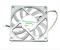NIDEC 8010 12V 0.25A 8CM U80R12MUA-57 Ultral-thin 2 Wires DC Cooler fan