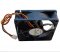 80mm U80T12MMA7-52 12V 0.08A 3 Wires 3 Pins 8CM Cooling Fan 80x25mm