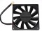 XFan 80*15mm 8CM RDH8015B 12V 0.17A 2 wires 2 pins Case fan cpu cooler