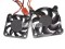YongLin 4CM DFS400712M 12V 1.3W & 5CM DFS501012L 12V 0.8W 3 Wires 3 Pins Case Fan