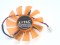 ZUNSHAN 6CM DF0601012SEG2C 01 12V 0.24A 2 Wires Frameless VGA Cooling Fan